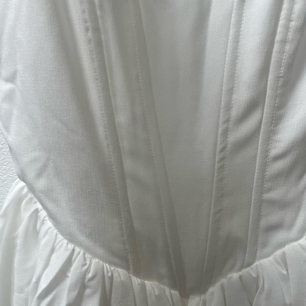 Commense French Elegant Solid Short Dress - Picture 5 of 6